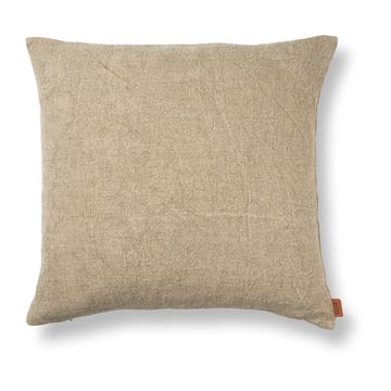 ferm LIVING Heavy Linen kudde 50×50 cm Natural