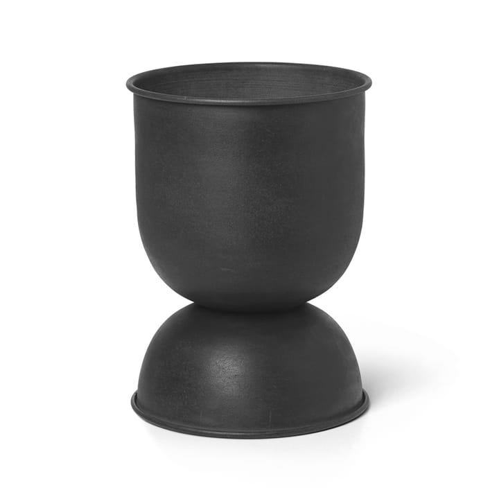 Hourglass kruka extra small Ø21 cm, Svart-mörkgrå ferm LIVING