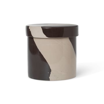 ferm LIVING Inlay förvaringsburk Ø14,5 cm Sand-brown