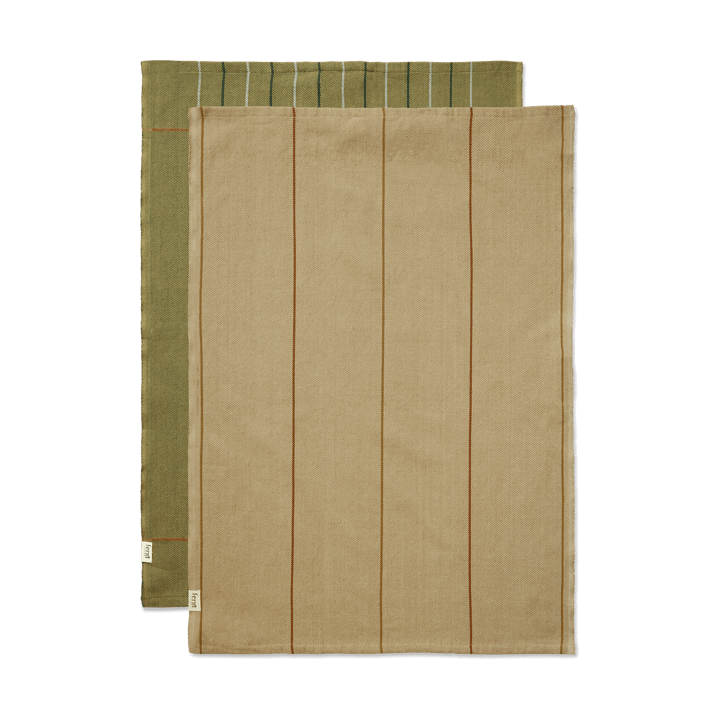 Ito kökshandduk 50x70 cm 2-pack, Seaweed-flax ferm LIVING