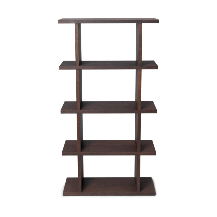 Kona bokhylla 1x4, Dark stained ferm LIVING