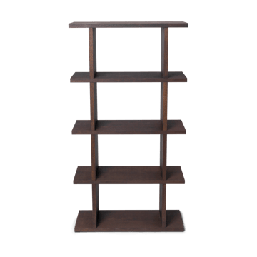 ferm LIVING Kona bokhylla 1×4 Dark stained