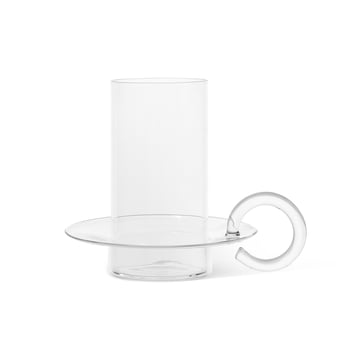 ferm LIVING Luce värmeljusstake Clear