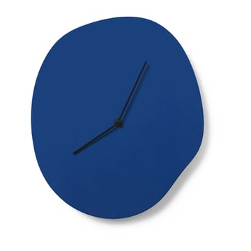 ferm LIVING Melt väggklocka 28×33 cm Blue