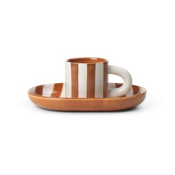 ferm LIVING Milu barnservis 2 delar Terracotta