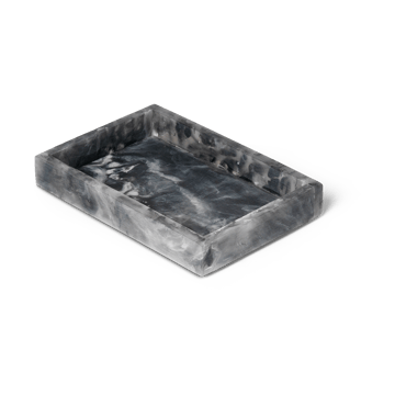 ferm LIVING Mist dekorationsbricka 10×15 cm Charcoal