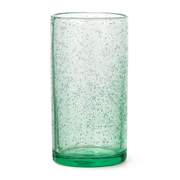 ferm LIVING Oli vattenglas högt 22 cl Recycled clear