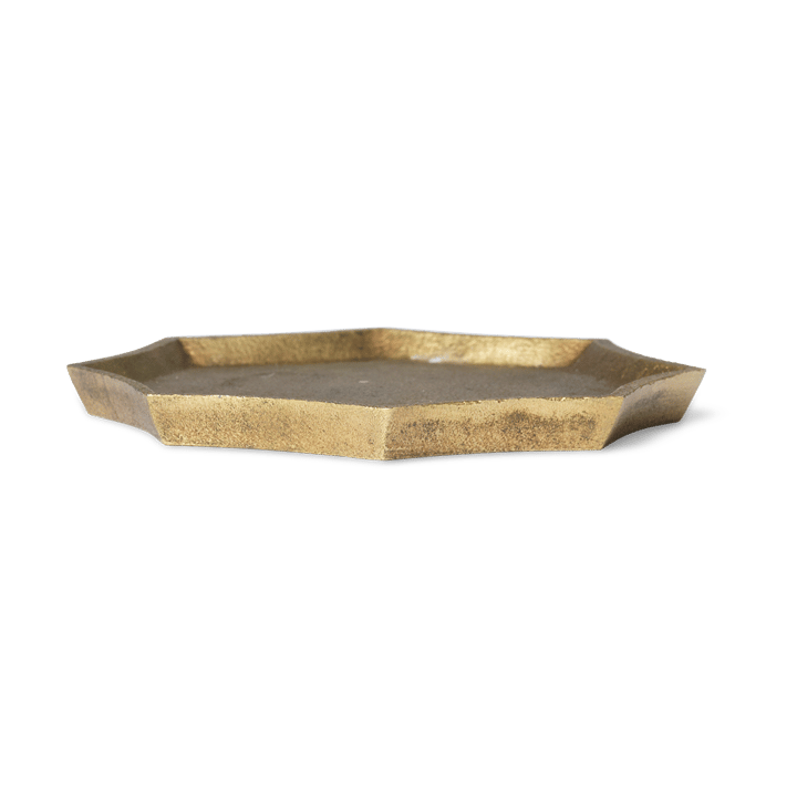 Otte dekorationsbricka 9,5x9,5 cm, Brass finish ferm LIVING