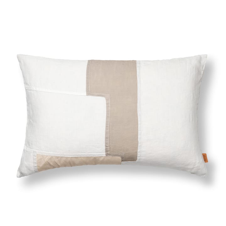 Part kudde off-white, 60x40 cm ferm LIVING