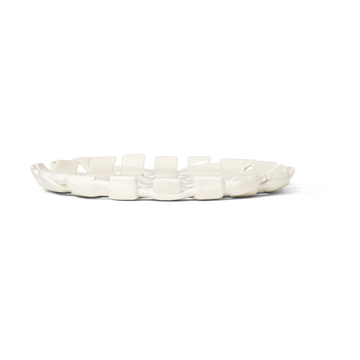 ferm LIVING Plait fat Ø30 cm Off white