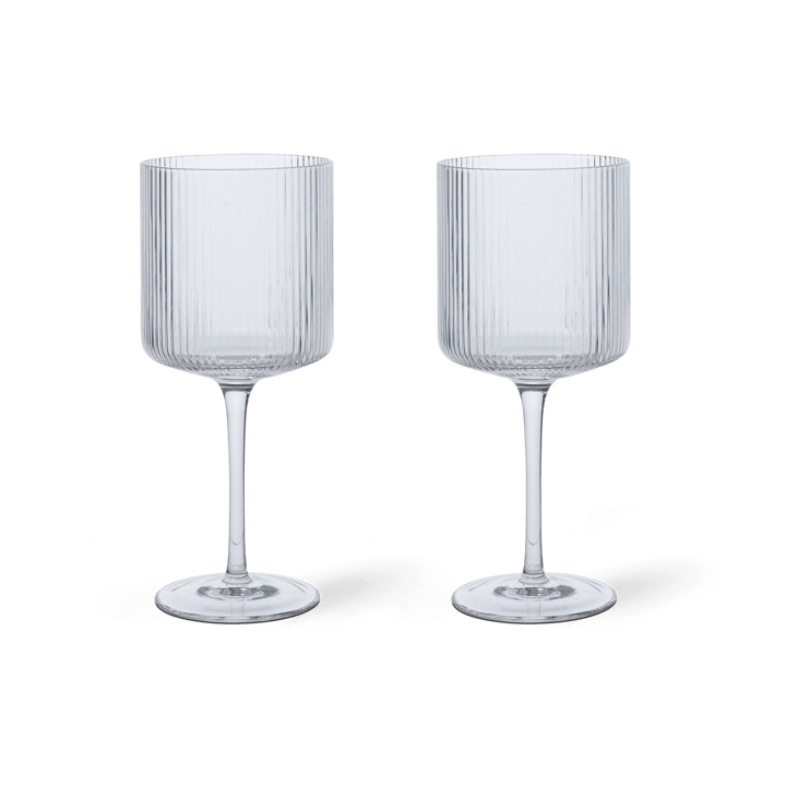 Ripple rödvinsglas 32,5 cl 2-pack - Clear - Ferm LIVING