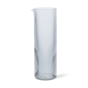 ferm LIVING Ripple vattenkaraff 1,12 L Clear