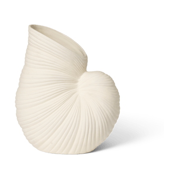 ferm LIVING Shell vas Off white