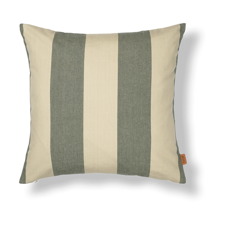 Strand outdoor kuddfodral 50x50 cm, Dark lichen-parchment ferm LIVING