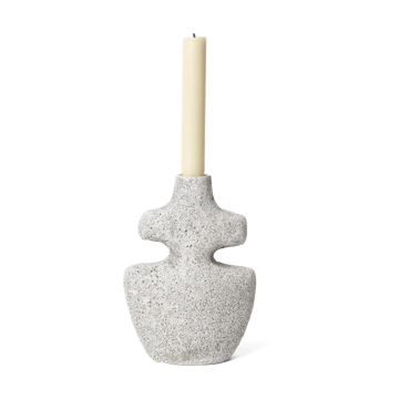 Yara ljusstake medium - Grey Pumice - ferm LIVING