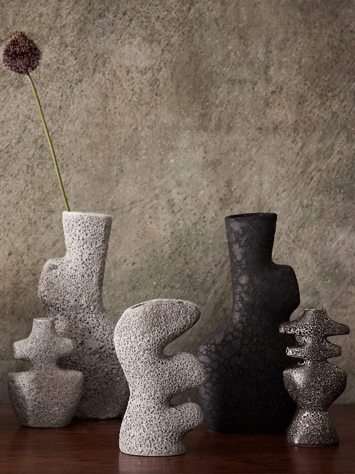 Yara ljusstake medium, Grey Pumice ferm LIVING