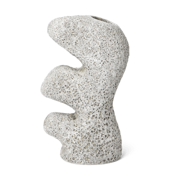 ferm LIVING Yara vas small Grey Pumice