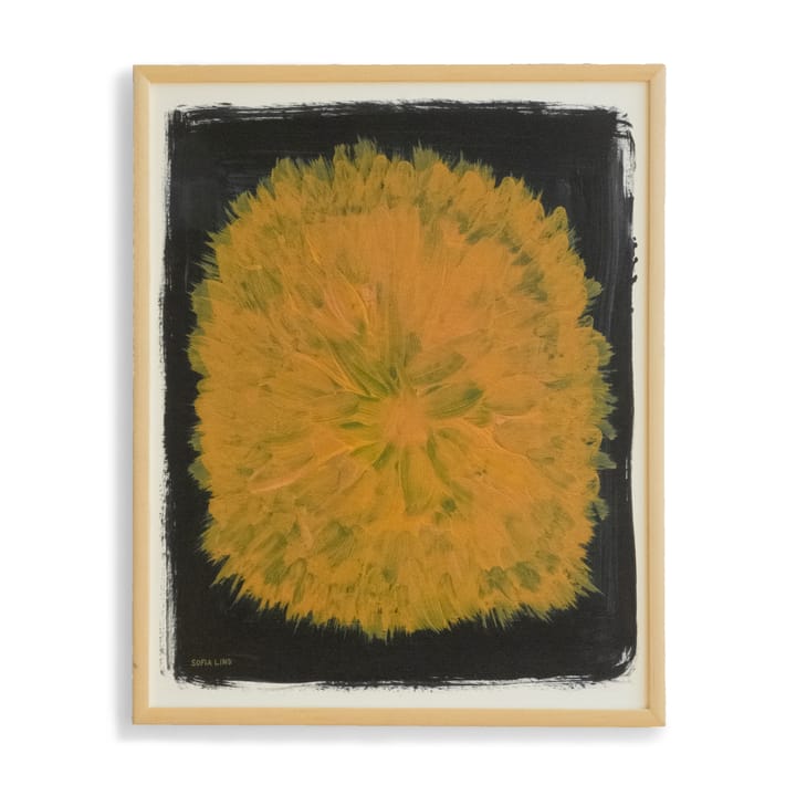 Dandelion poster 40x50 cm, Gul-svart Fine Little Day