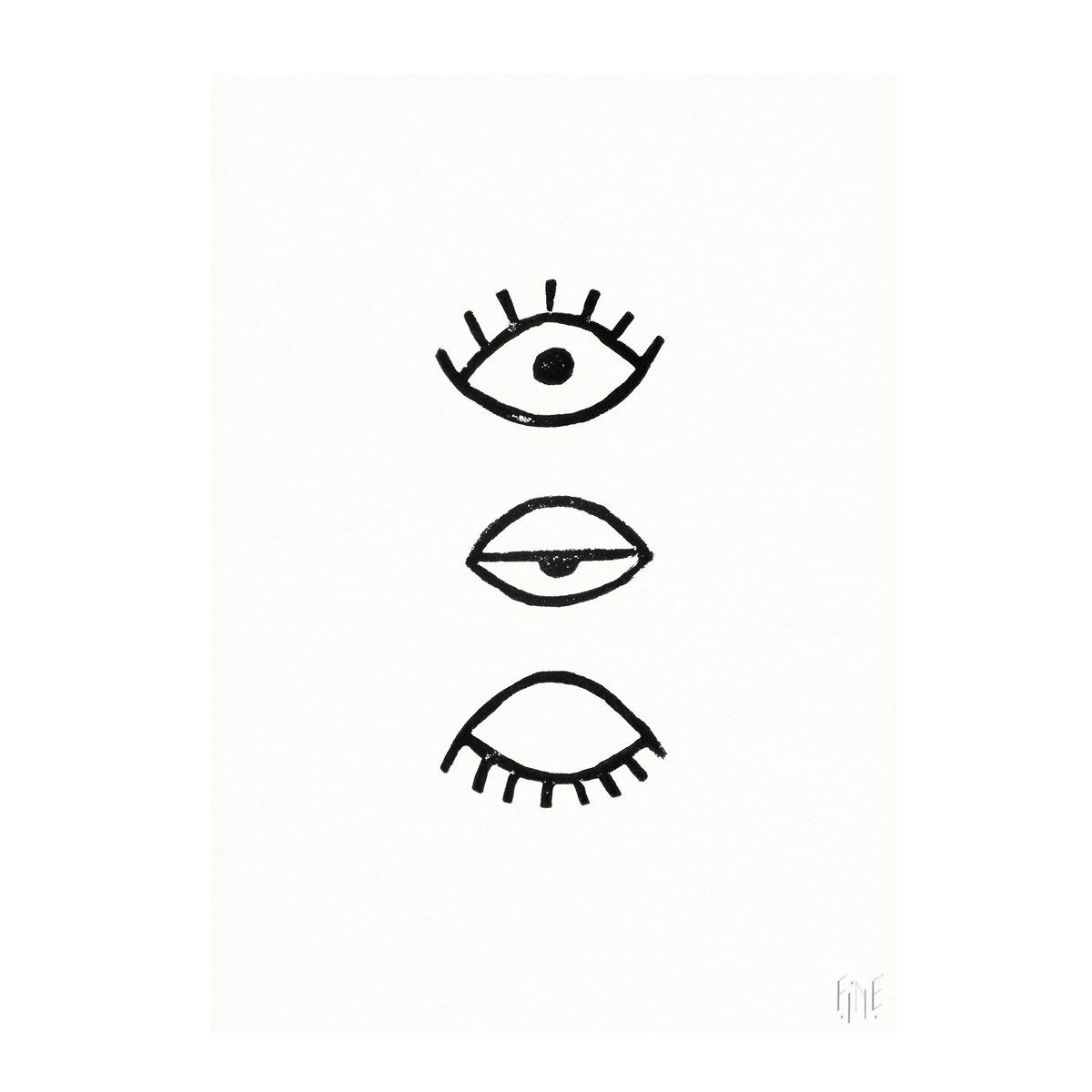 Fine Little Day Eye Eye poster 50x70 cm