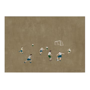 Fine Little Day Fotboll poster 50×70 cm Brun