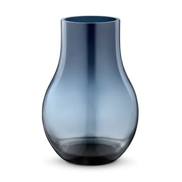 Georg Jensen Cafu glasvas blå liten 21,6 cm