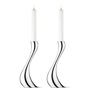 Georg Jensen Cobra ljusstake 2-pack stor 24 cm