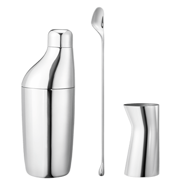 Georg Jensen Sky set shaker Barsked Mätglas Rostfritt stål