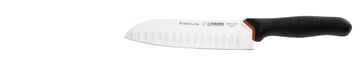 Giesser Santoku PrimeLine kockkniv 18 cm Svart