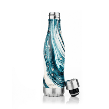 Glacial Glacial vattenflaska 400 ml Indigo marble