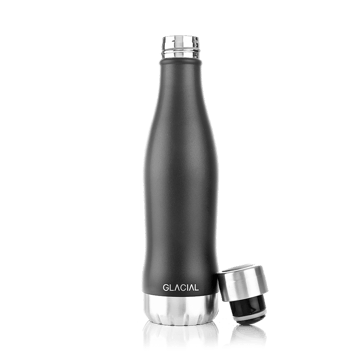 Glacial Glacial vattenflaska 400 ml Matte black