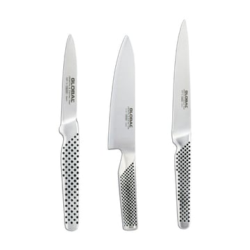 Global Global G-551524 knivset 3-knivar Rostfritt stål