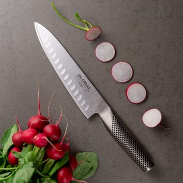 Global G-78 kockkniv olivslipad 18 cm - Rostfritt stål - Global