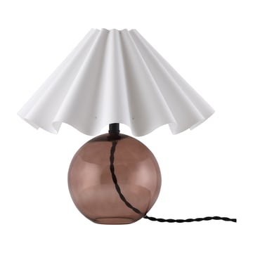 Globen Lighting Judith bordslampa Ø30 cm Brun-vit