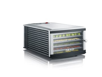 Graef DA506 Dehydrator svamptork 6 brickor - Svart-grå - Graef