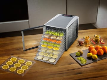 Graef DA510 Dehydrator svamptork 10 brickor - Svart-grå - Graef