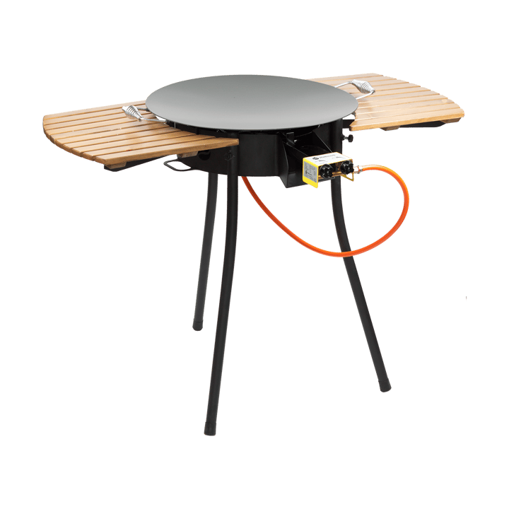 Hällmark stekhäll set premium Ø58 cm - Stål-trä - Hällmark