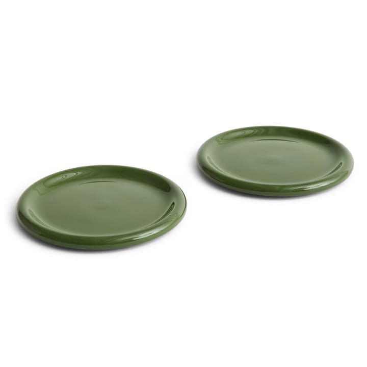 Barro tallrik Ø24 cm 2-pack, Green HAY