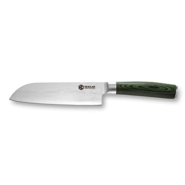 Hexclad Hexclad Santoku 67-lager Damaskus 18 cm Grön