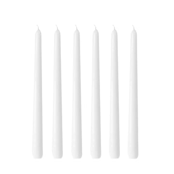 Hilke Collection Herrgårdsljus 30 cm 6-pack Vit glans