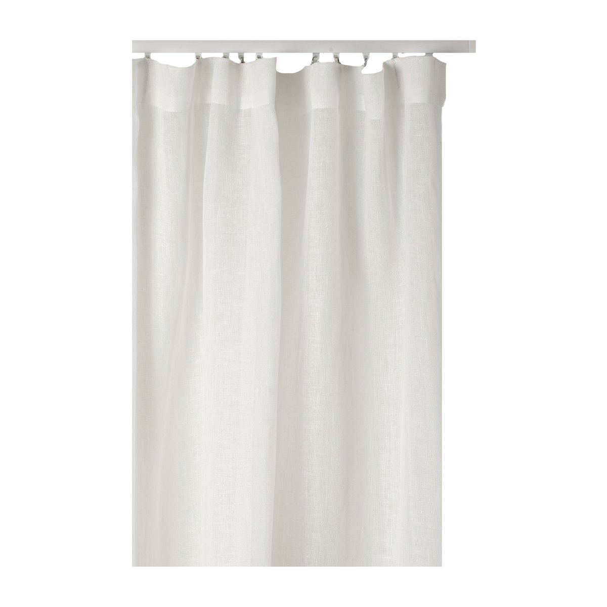 Himla Sirocco gardin med veckband 270x250 cm White