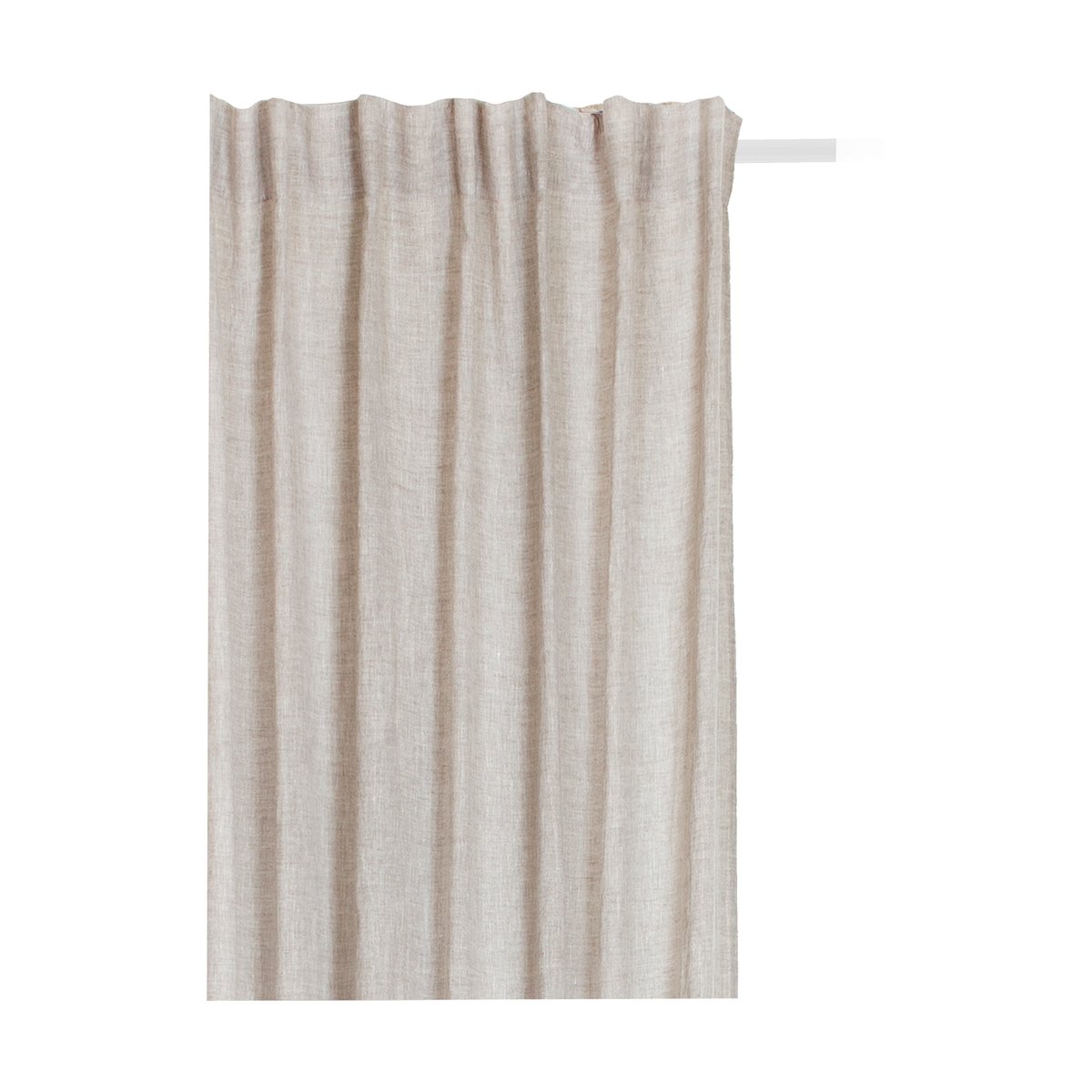 Himla Sunrise gardin med veckband 280x250 cm Oatmeal