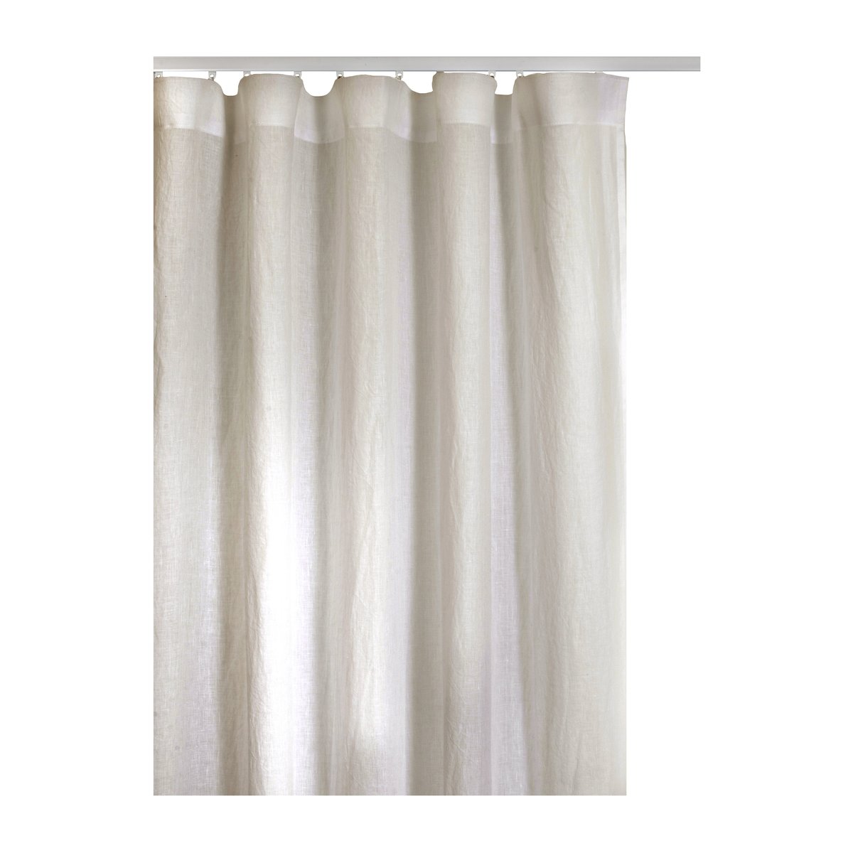 Himla Twilight gardin med veckband 280x250 cm Fog