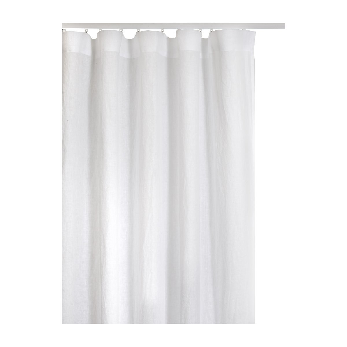 Himla Twilight gardin med veckband 280x250 cm White