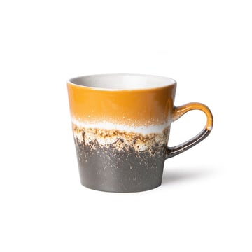 HKliving 70s ceramics Americano mugg 26 cl Fire