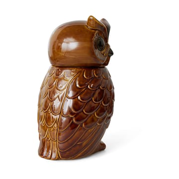 Ceramisk owl förvaringsburk - Roasted - HKliving