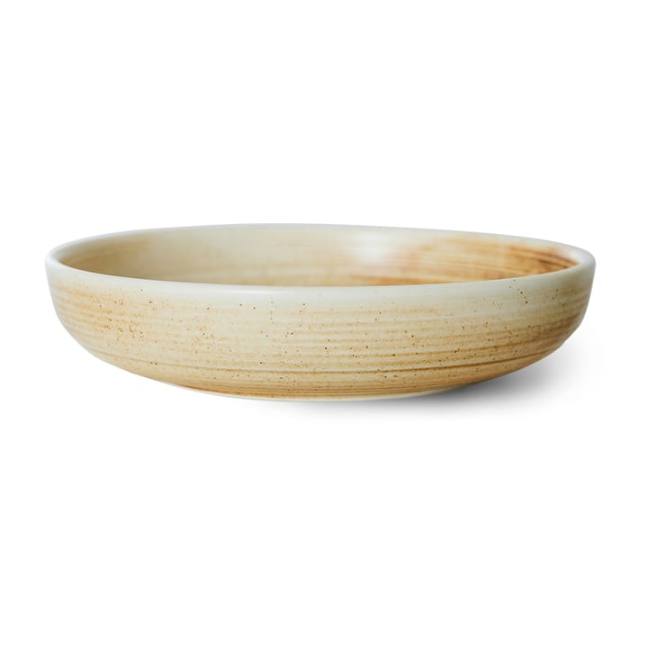 Home Chef djup tallrik large Ø21,5 cm, Rustic cream-brown HKliving