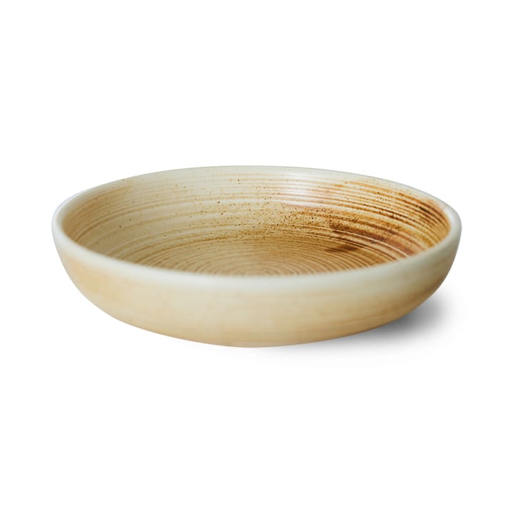 Home Chef djup tallrik large Ø21,5 cm, Rustic cream-brown HKliving