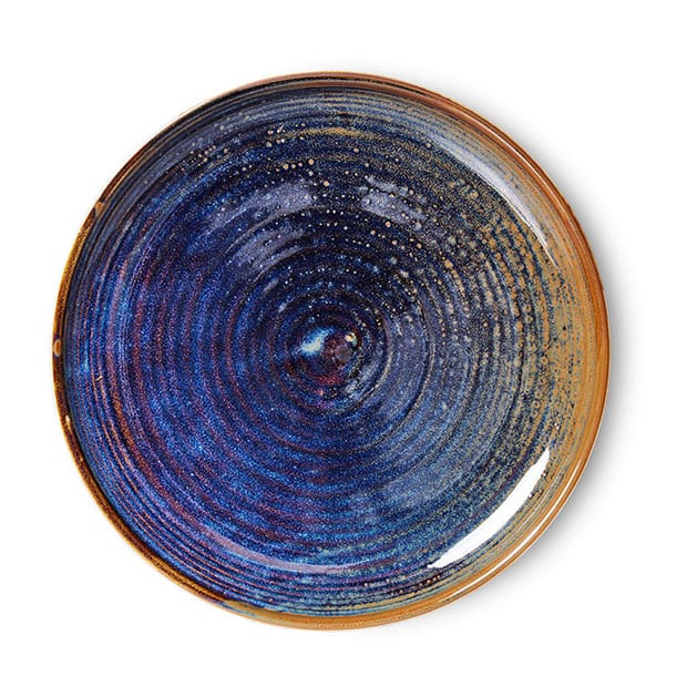 Home Chef side plate assiette Ø20 cm, Rustic blue HKliving