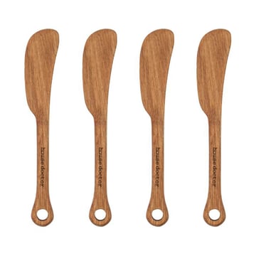 House Doctor Eya smörkniv 4-pack Acacia