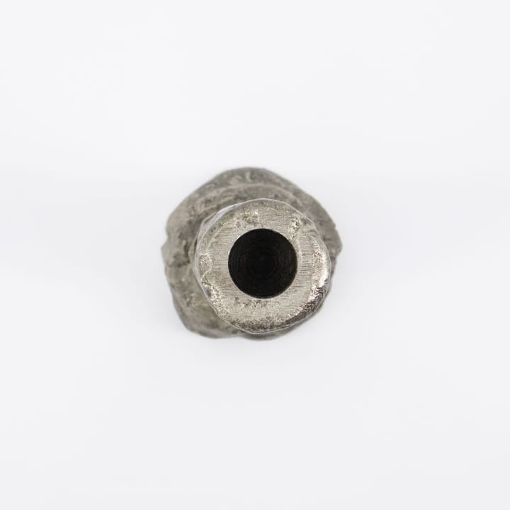 Raku ljusstake antiksilver, 20 cm House Doctor